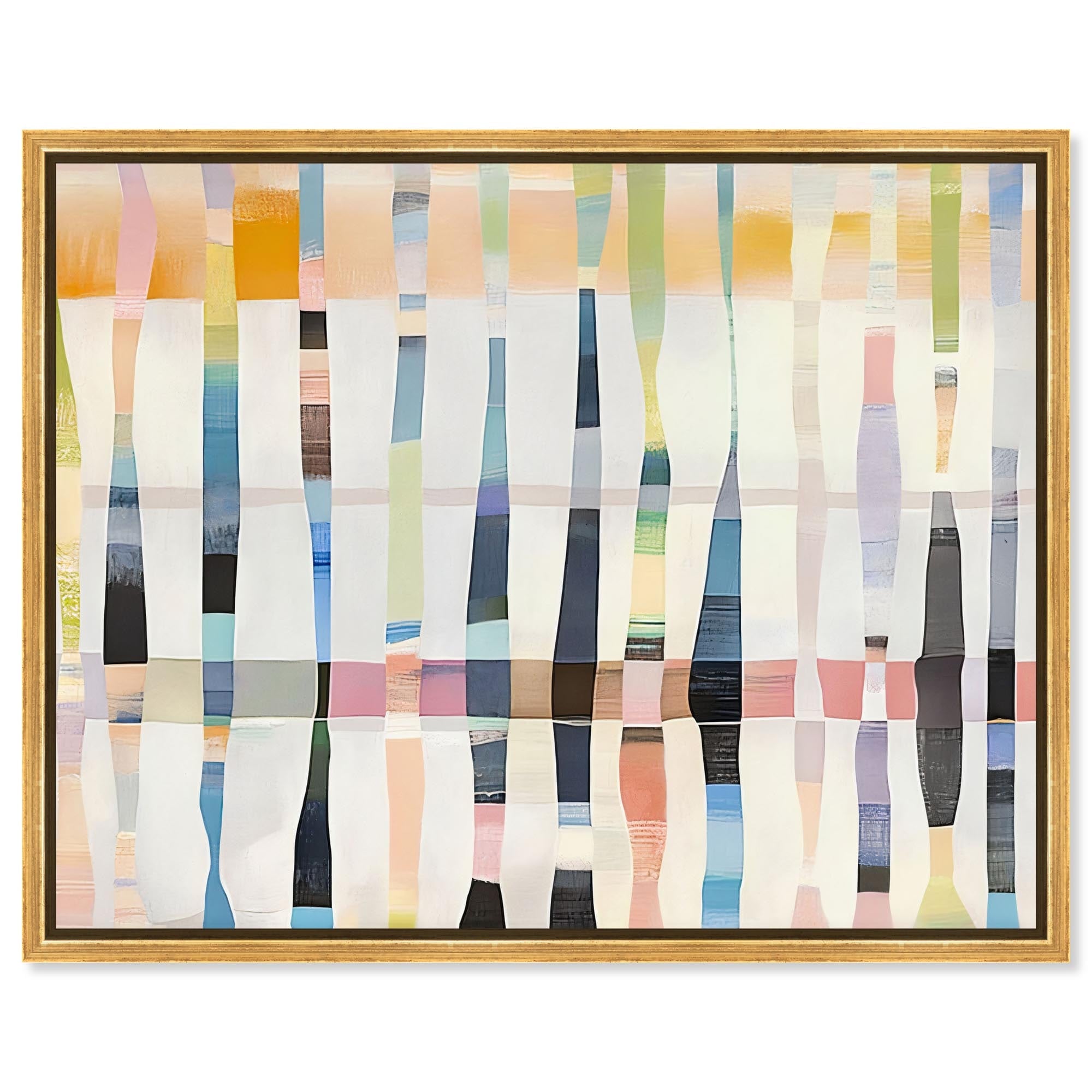 Color Flow Western Art Framed Canvas Print by Art Remedy