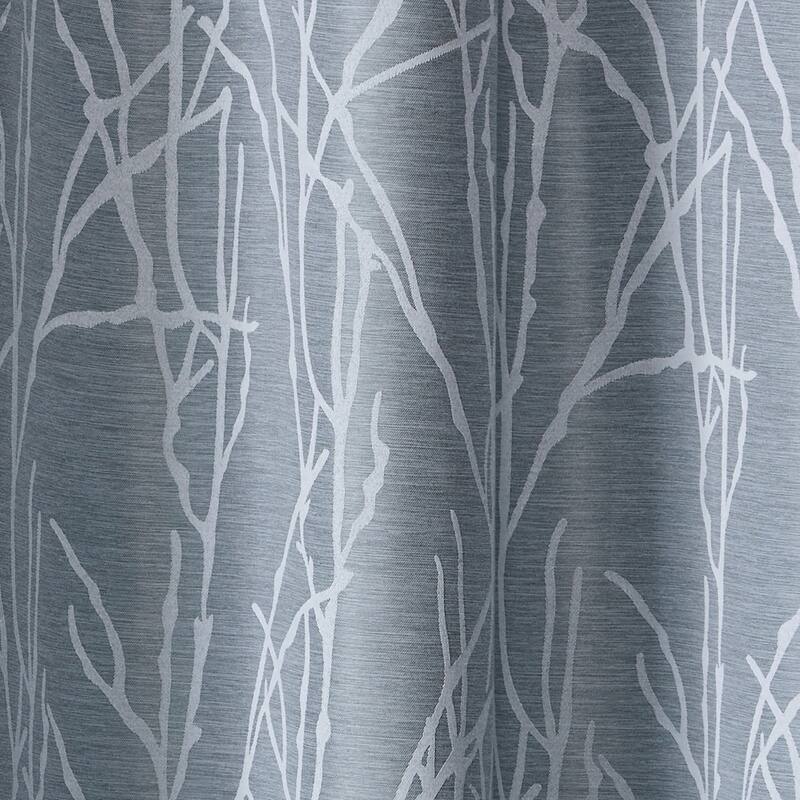 ATI Home Finesse Branch Print Grommet Top Curtain Panel Pair