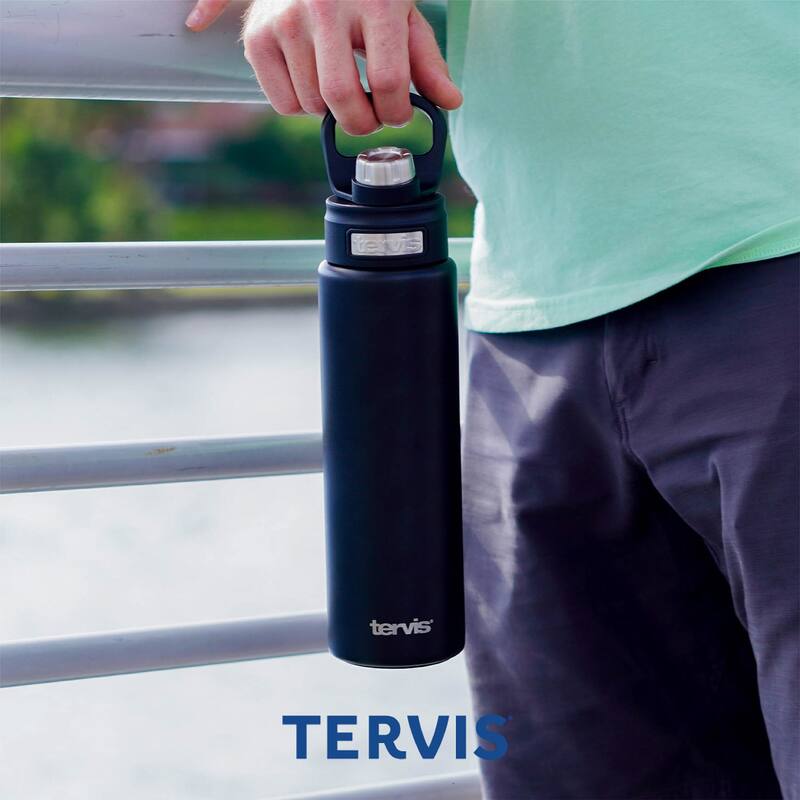 Tervis Sugar Magnolia Triple Walled Insulated Travel Tumbler, Sugar Magnolia - 24oz Wide Mouth Bottle