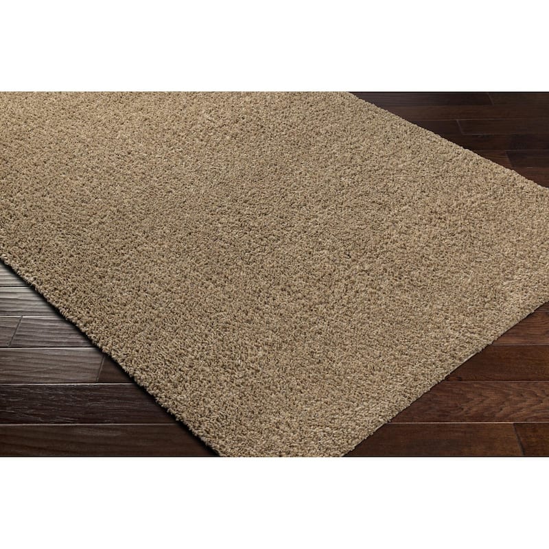 Livabliss Deluxe Shag Minimalist Medallion Area Rug