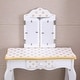 preview thumbnail 5 of 9, Kids Three-Fold Mirror Dressing Table Vanity Table Set