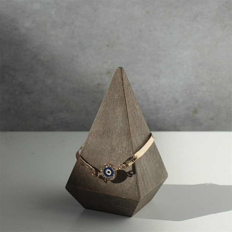 Palison Wooden Pyramid Design Ring Holder - Large - Medium