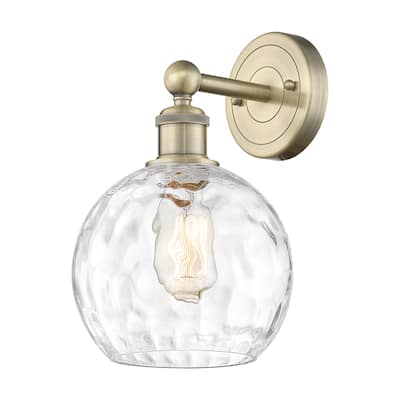 Innovations Lighting Athens Water Glass - 1 Light 8" Sconce