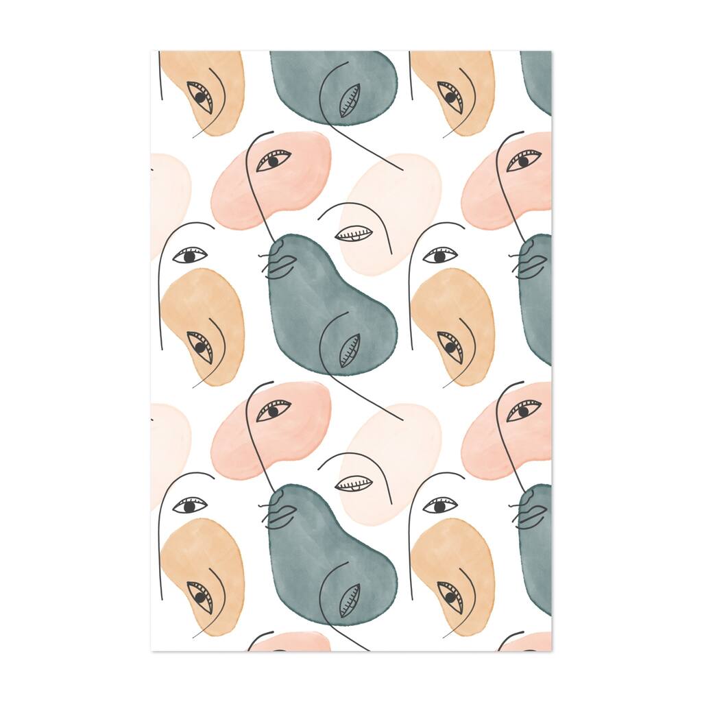 Pacific Palisades Los Angeles California Abstract Art Print/Poster