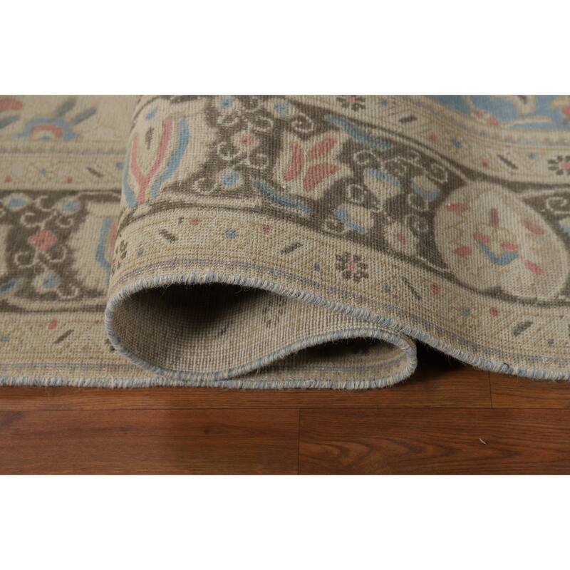 Floral Tabriz Persian Area Rug Handmade Traditional Wool Carpet - 8'3"x 10'10"