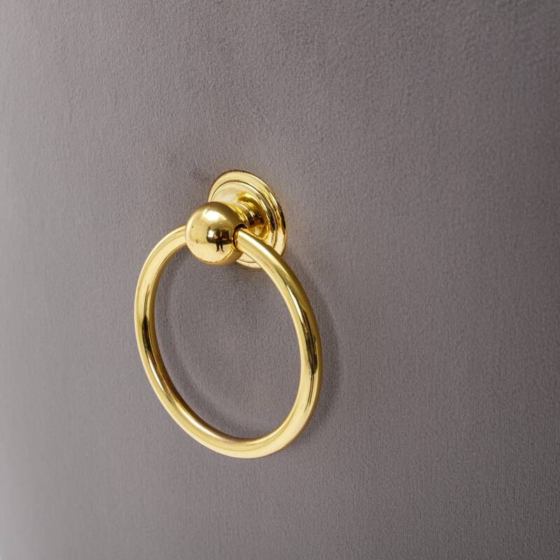 GDF Studio - Modern Upholstered Swivel Velvet Bar Stools with Adjustable Height and Tufted Back (Set of 2)