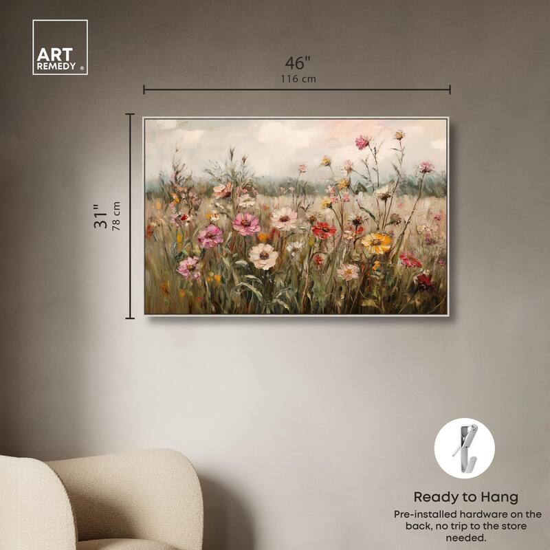 Vintage Blooms I Canvas by Art Remedy
