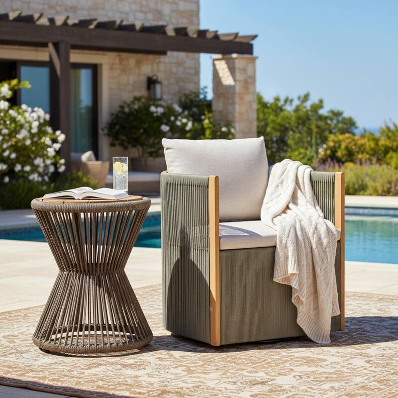 Christopher Knight Home Lysandros Solid Wood and Iron Swivel Dining Chair - Light Grey