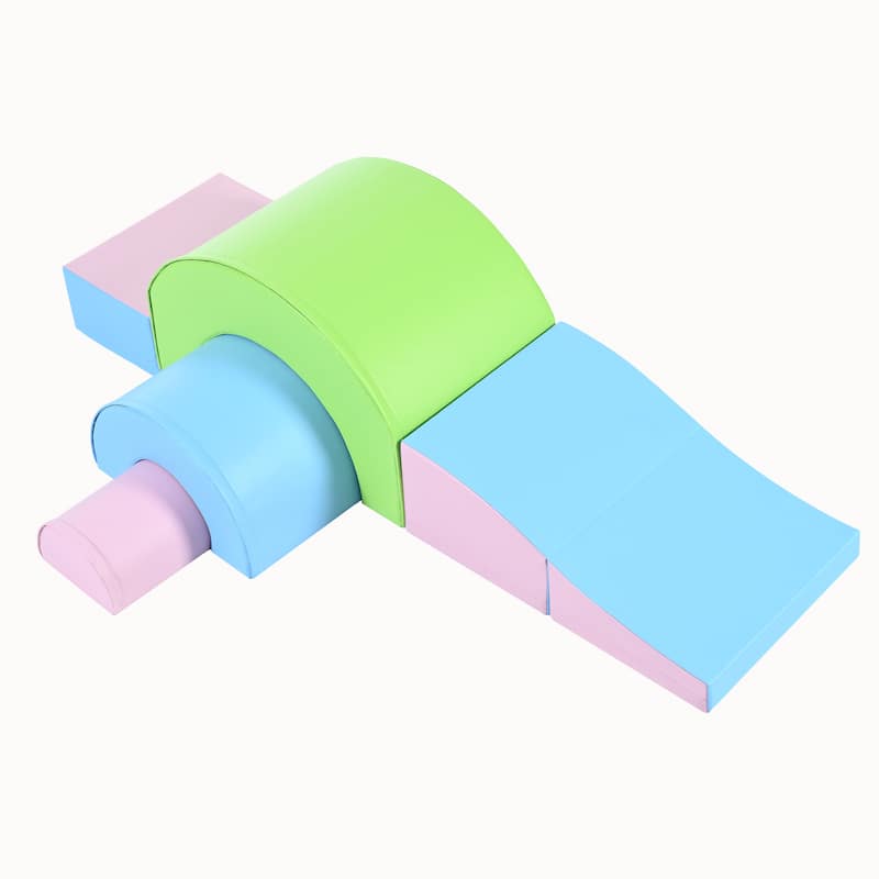 5-Piece Kids Climbing Toys Crawling Mat