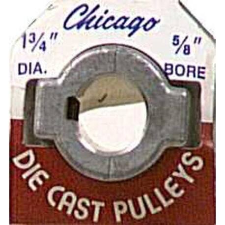 Shop Chicago Die Casting 175a6 Single V Grooved Pulley 1 3 4 X 5