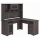preview thumbnail 2 of 81, Cabot 60W L-Shaped Desk with Hutch and Storage by Bush Furniture