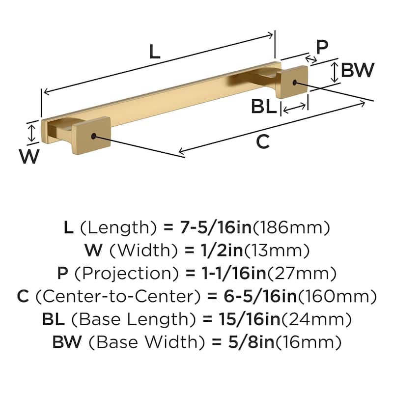 Amerock Triomphe Cabinet and Furniture Pull