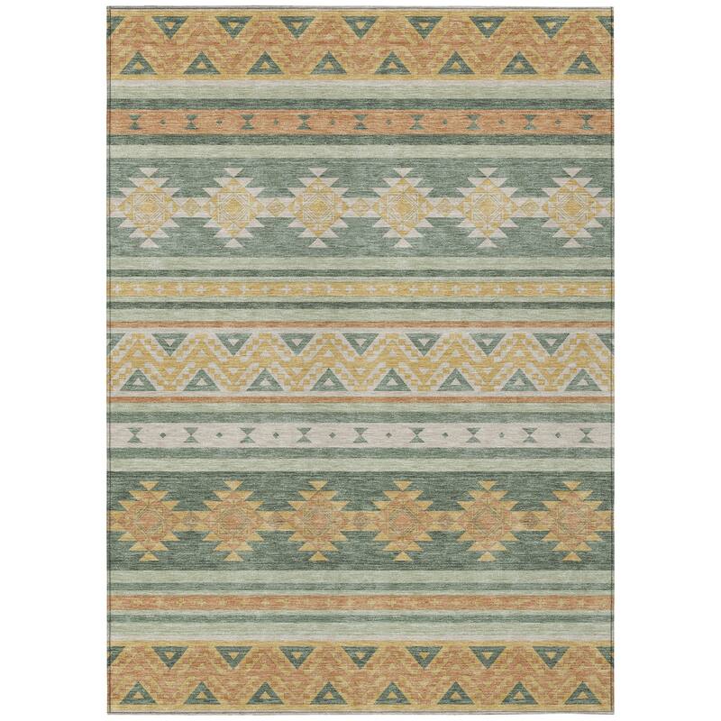 Machine Washable Indoor/ Outdoor Global Heston Chantille Rug