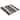 Dark Grey Striped Outdoor Cornhole Set