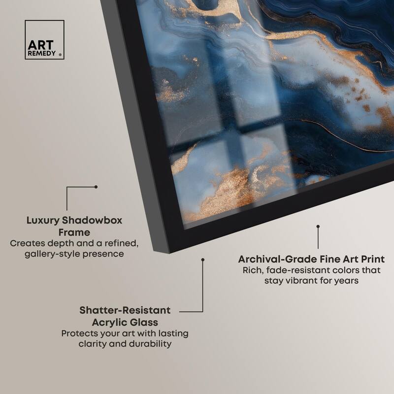 Deep Sea Geode IV Shadowbox by Art Remedy