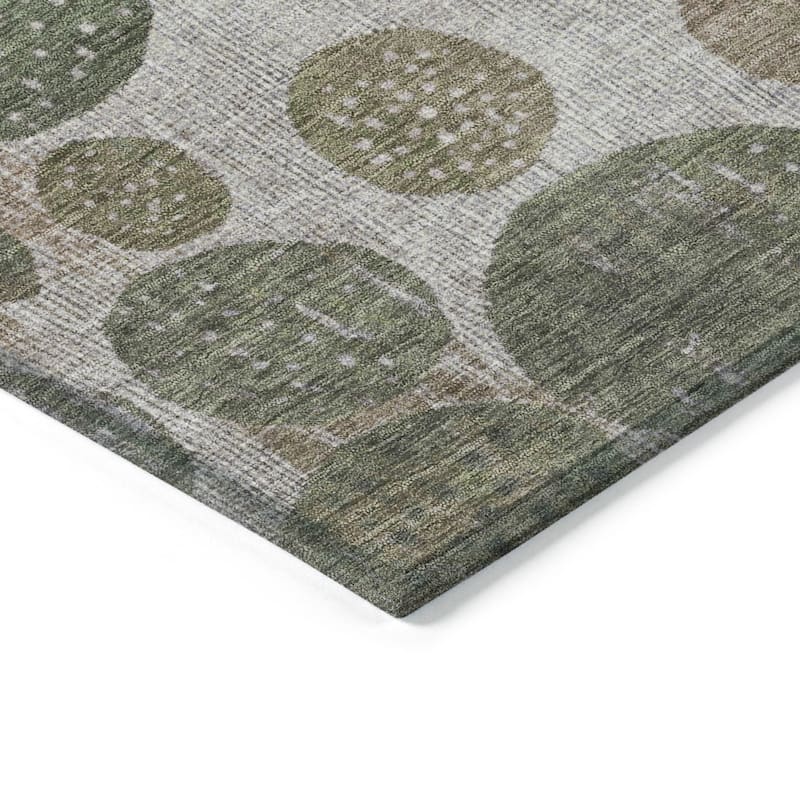 HomeRoots Geometric Transitional Rectangle Outdoor Rug