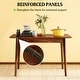 preview thumbnail 4 of 7, GDFStudio - Oliver Mid-Century Modern Rectangular Dining Table(Only table) - Rectangle