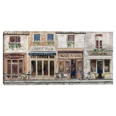 Marketplace Canvas Art Print