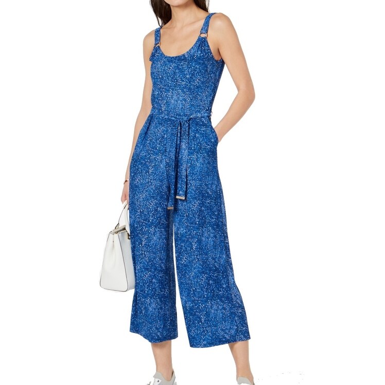 michael kors denim jumpsuit