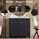 preview thumbnail 99 of 161, GDFStudio - Elysia Wood Bathroom Vanity with Ceramic Sink & Storage Cabinet Organizer