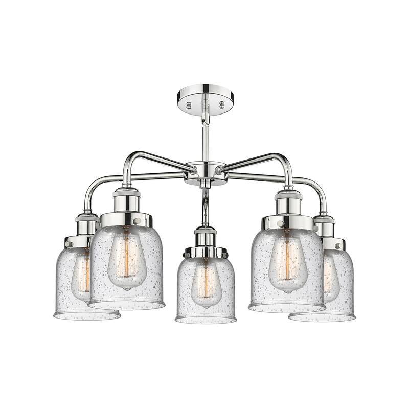 Innovations Lighting Bell - 5 Light 23" Stem Hung Chandelier