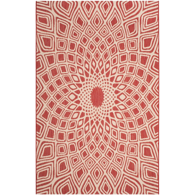SAFAVIEH Courtyard Marylyn Indoor/ Outdoor Waterproof Patio Backyard Rug