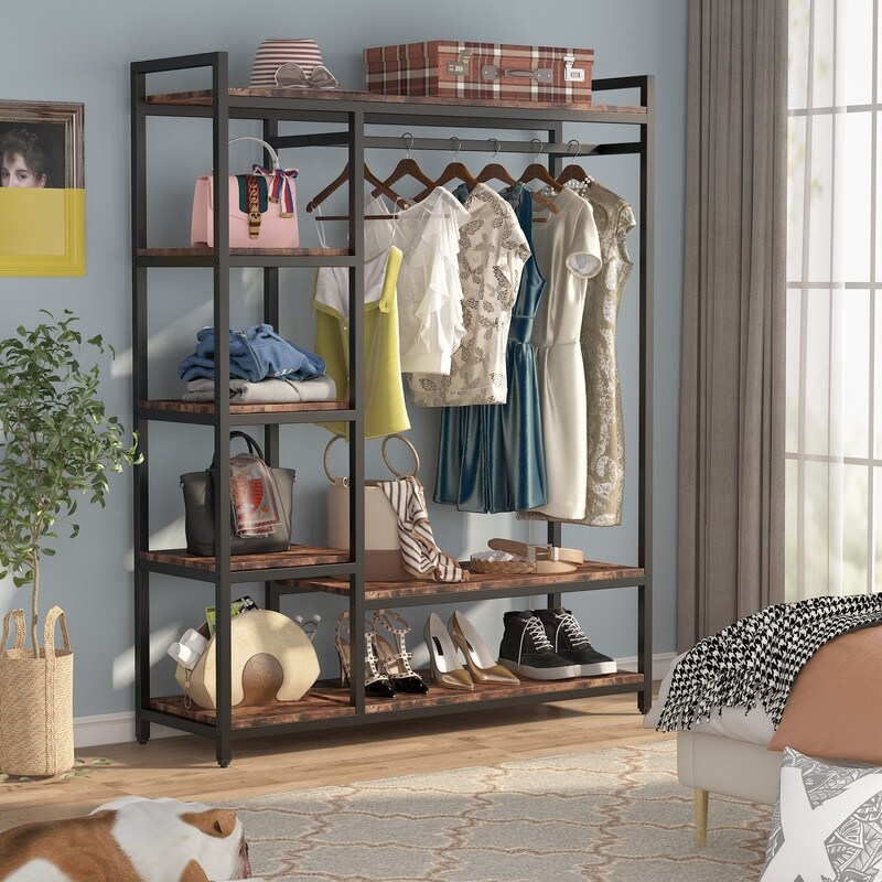 Heavy duty clothes 2025 closet