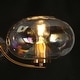 preview thumbnail 9 of 16, Modern Glam Gold 5-Light Oversized 41.5 in. W Chandelier with Textured Colored Art Glass Shade for Dining Room Bedroom
