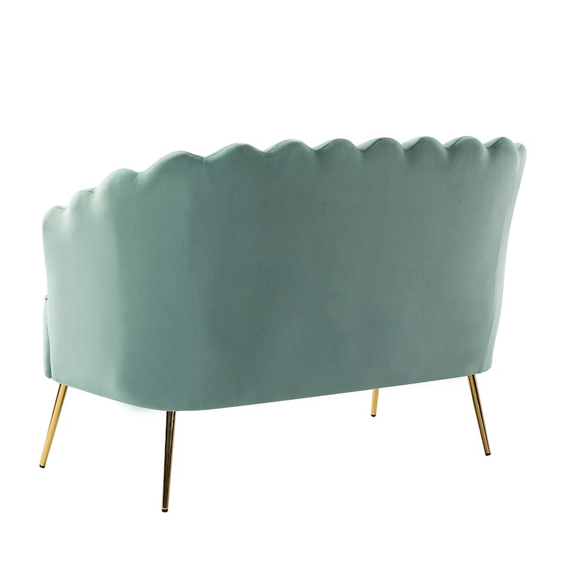 Xabier 52''Loveseat with Flower Shaped Back Design