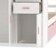 preview thumbnail 15 of 16, Twin Size Wood Platform Bed with Sample Bookshelf and Movable Wardrobe,with Built-in Trundle Bed