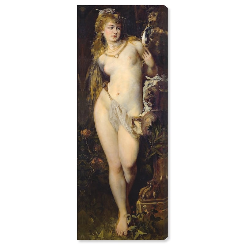 Five Senses Face Panoramic Canvas by Art Remedy, Gallery Wrapped - 20" x 54"