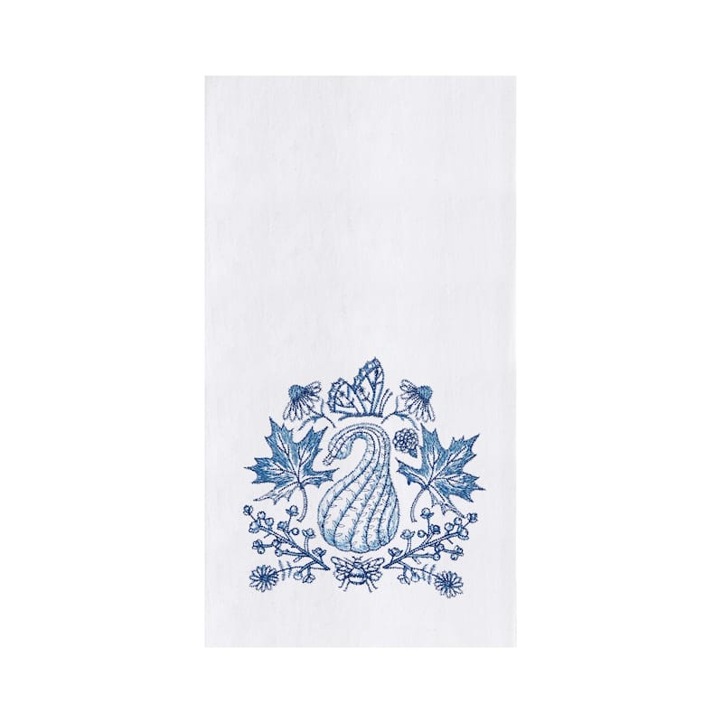 Blue Harvest Gourd Towel