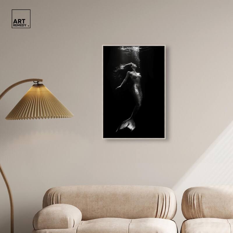 Mermaid Deep Canvas by Art Remedy