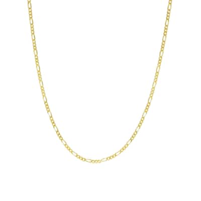 Victoria Townsend Gold over Sterling Silver 1.3mm FIGARO Necklace.