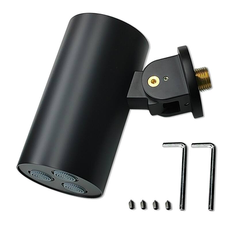Wall-mounted adjustable showerhead