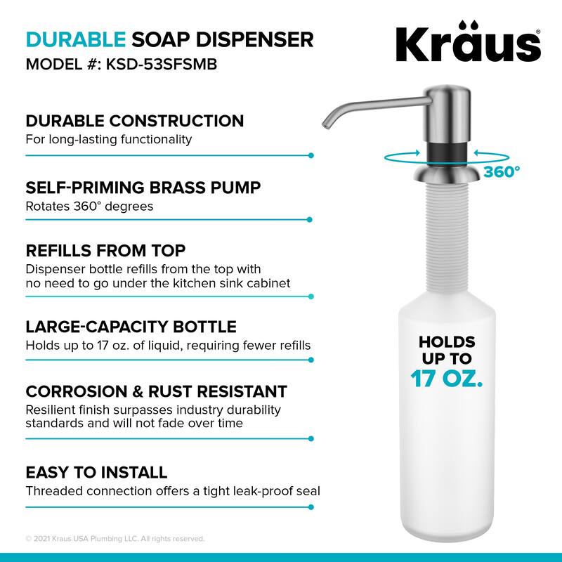 Kraus Kitchen Soap Dispenser