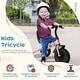 preview thumbnail 16 of 17, 3-Wheel Recreation Ride-On Toddler Tricycle with Bell