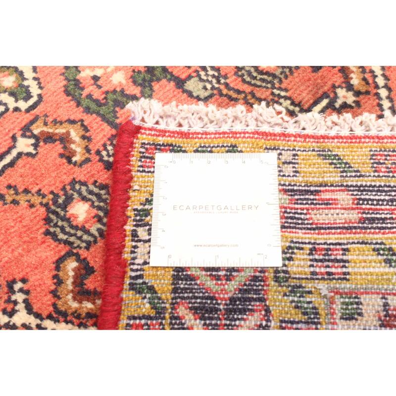 ECARPETGALLERY Hand-knotted Andelz Red Wool Rug - 2'5 x 8'0