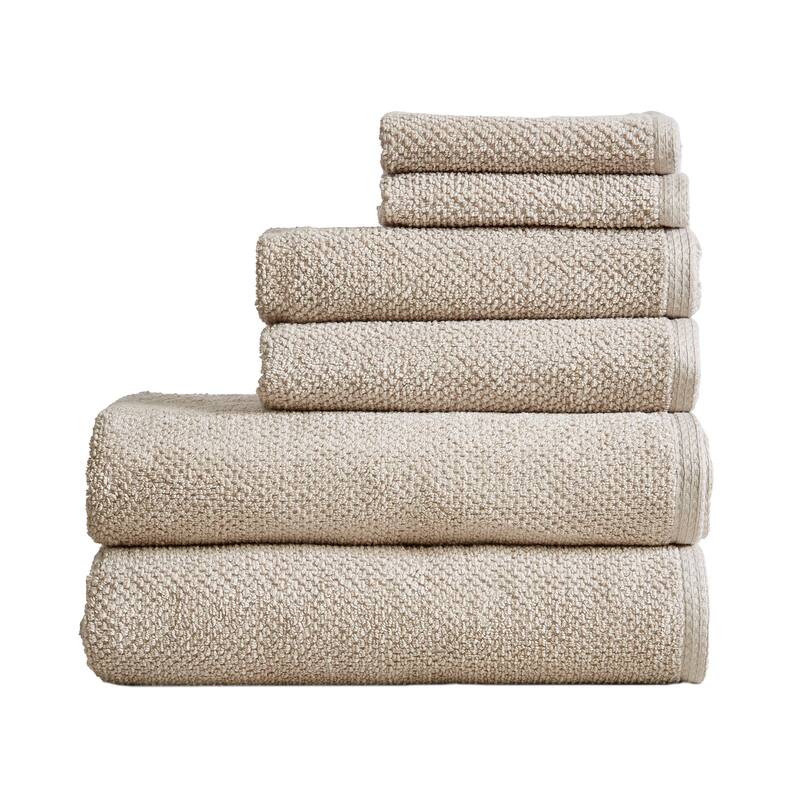 Luxurious Cotton Popcorn Textured Towel Set