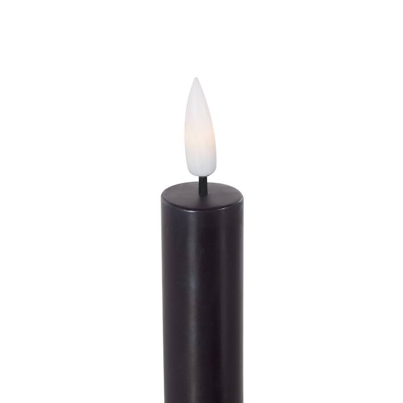 Wax Flameless Candle with Remote Control - Set of 6 Red, Black, White, Yellow, Blue or Pink - Roche River Decor