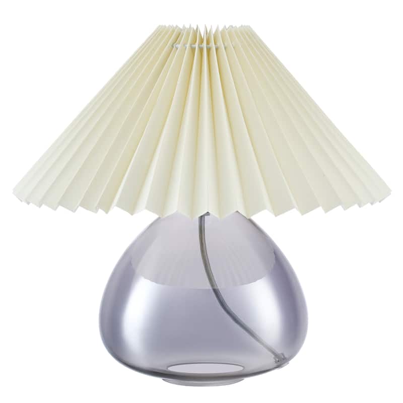 CO-Z Retro Table Lamp with Pleated Empire Lamp Shade