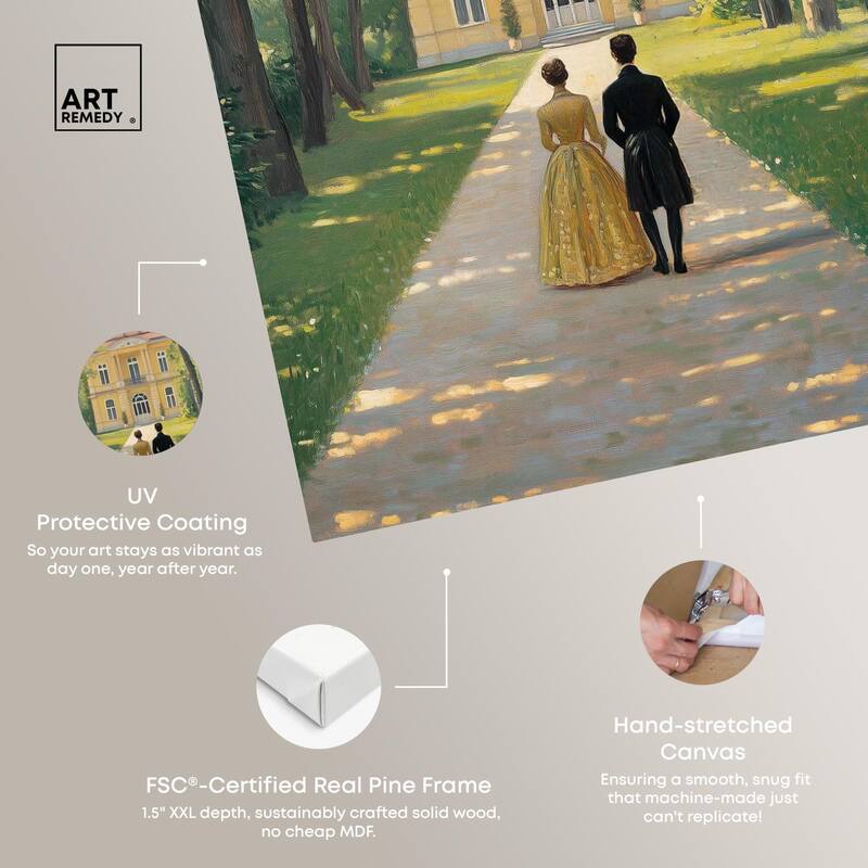 Mansfield Park Canvas by Art Remedy, Gallery Wrapped