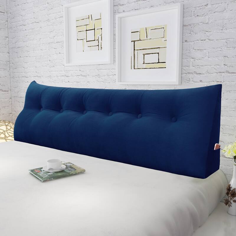 WOWMAX Bed Rest Wedge Pillow Back Support Bolster Daybed Dorm Cushion