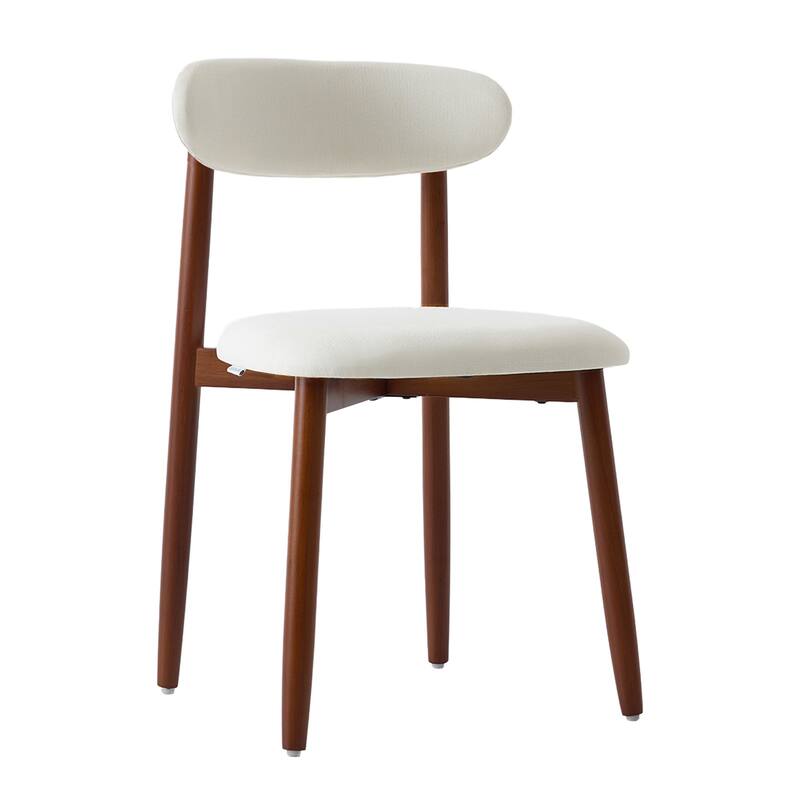 Modern Upholstered Linen Kitchen Dining Chair