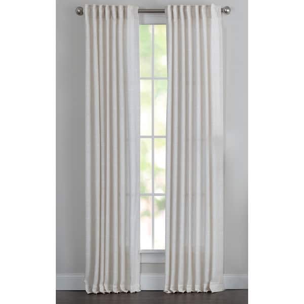 slide 2 of 3, Miller Curtains Billings Hidden Back Tab Rod Pocket Panel Cloud - 50" x 84"