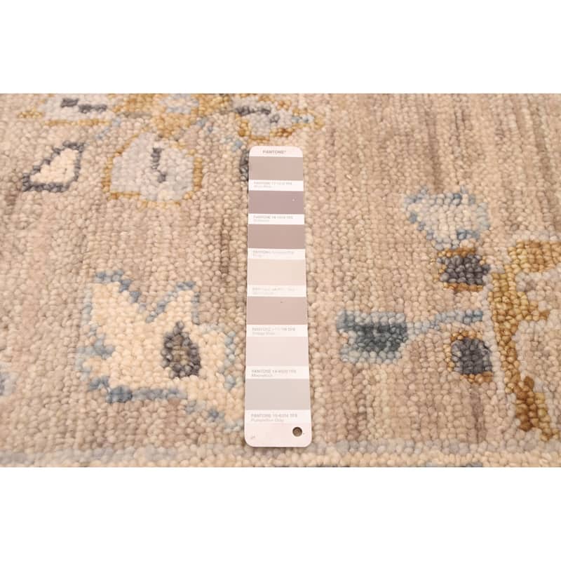 ECARPETGALLERY Hand-knotted Jules Serapi Taupe Wool Rug - 9'11 x 13'10