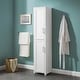 preview thumbnail 15 of 24, Crosley Savannah Linen Storage Cabinet