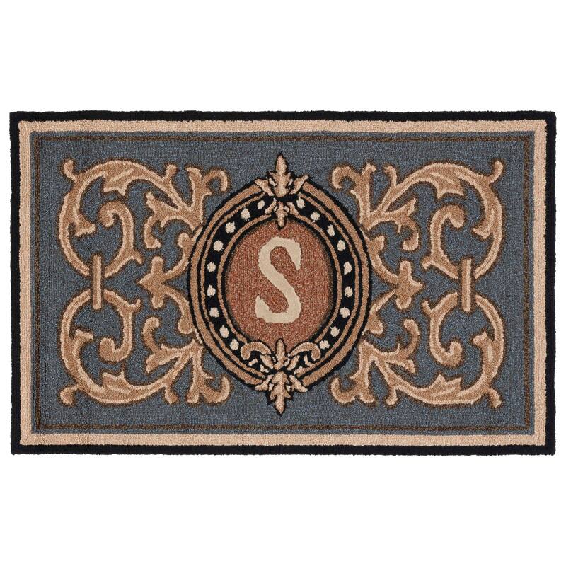 SAFAVIEH Handmade Monogram Griseldis Casual Rug