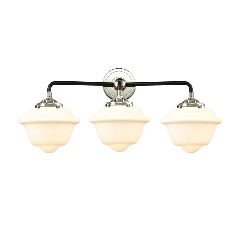 Innovations Lighting Small Oxford 3 Light 26" Wide Bathroom Vanity