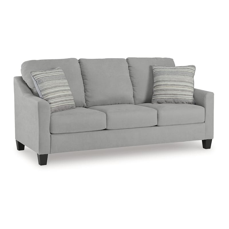 Signature Design by Ashley Adlai Light Gray Queen Sofa Sleeper - 80"W x 39"D x 40"H